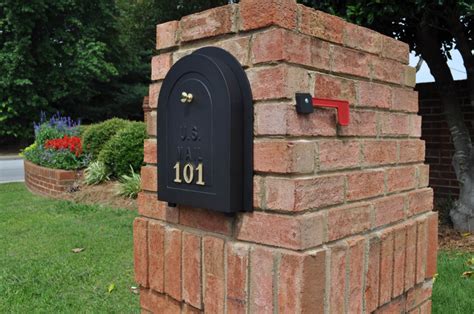 replacing mailbox door on brick